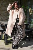 Sonn Funnel Neck Coat Stone